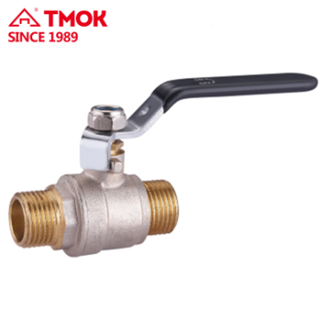 Male*Male thread Two way brass water ball valve for your good business